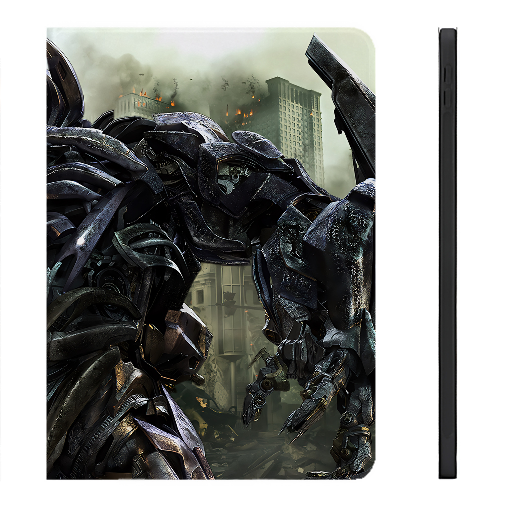 （画像用） Transformers トランスフォーマー IPadケース ペンホルダー付き ブックスタイルデザイン